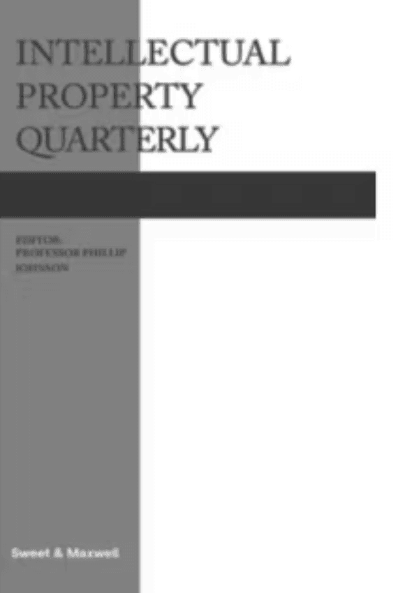 Intellectual Property Quarterly